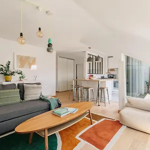  Apartment Little Bibi Terrace - Cote Des Basques And Private Garage